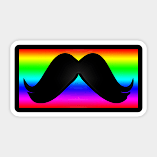 Western Era - Moustache Sticker